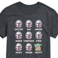 thumbnail image 3 of Star Wars - The Mandalorian Moods - Men's Short Sleeve Graphic T-Shirt, 3 of 5
