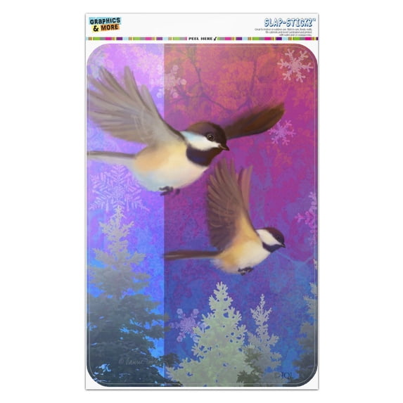 Christmas Holiday Chickadees Birds Home Business Office Sign