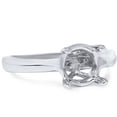 thumbnail image 2 of Pompeii 14K White Gold Cathedral Solitaire Mount Engagement Ring Setting (,), 2 of 4