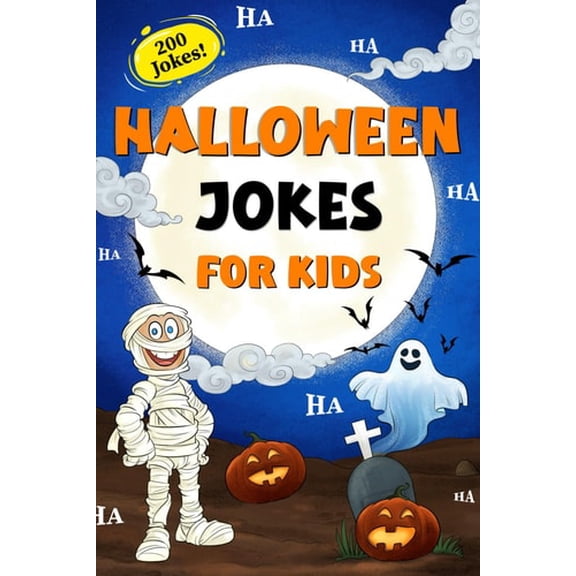 Pre-Owned Halloween Jokes For Kids: A Spooky and Hilarious Halloween Joke Book With Funny Riddles, Knock-Knocks, and Puns to Make you Laugh!