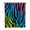 White-21, variant on Zebra Shower Curtain, Waterproof Fabric Bathroom Shower Curtain with Plastic Hooks, Machine Washable Abstract Zebra Print, Colorful Rainbow Zebra Stripes, Modern Fashion Gradient Black White