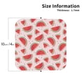 thumbnail image 2 of Kdxio Watermelon Funny Coasters,4 Pcs Leather Coasters,Housewarming Gifts,Protect Furniture from Water Marks Scratch and Damage, 2 of 8