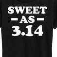 thumbnail image 3 of Instant Message - Sweet As 3.14 - Women's Short Sleeve Graphic T-Shirt, 3 of 6