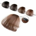 thumbnail image 4 of PrePat Remy Hair Extensions Clip-in Fringe – Thin Air Bangs Front Natural Hairpiece, 4 of 6