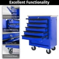 thumbnail image 2 of 6 Drawers Tool Cart on Wheels,Lockable Multifunctional Metal Rolling Tool Chest, 2 of 8