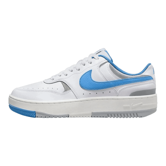 Nike Gamma Force Sneaker in White / University Blue | Women Low-Top - 5.5