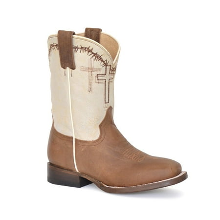 

Roper Kids Boys Cross Cut Pull On Boots Mid Calf