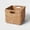 Large, variant on Braided Seagrass Crate - Handwoven Storage Basket, Cube System