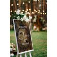 thumbnail image 4 of Darling Souvenir MADE WITH LOVE PersonalizedWelcomeBirthdaySignCage Bird Print,Large Decorative Poster For Birthday Party, Celebrations- 18x12, 4 of 5