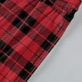 thumbnail image 5 of Pajama Pants Men Plaid Pajama Pants Drawstring Elastic Waist Cotton Plaid Sleep Soft Lounge Pants PJ Bottoms Joggers with Pockets, 5 of 5