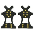 thumbnail image 1 of Crampones 10 Tacos Antideslizantes para Zapatos de Escalada En Hielo Y Nieve Puntas Antideslizantes para Tacos de Hielo de Caucho Blando Tpe Microspikes para SenderismoPesca ANGGREK  Otros, 1 of 8
