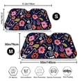 thumbnail image 2 of Goofa Dancing Skeletons Floral Garden Printed Car Windshield Sunshade,Foldable Reflective Sun Visor,UV Protection Heat Blocker Sunshade,Car Cooling Accessory-Small, 2 of 7
