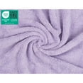 thumbnail image 4 of American Soft Linen Luxury 4 Piece Washcloth Set, 100% Cotton Turkish Washrags and Washcloths, Lilac, 4 of 5