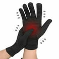 thumbnail image 1 of 1Pairs Compression Arthritis Gloves - Full finger Arthritis Fit Carpal Tunnel Hand Wrist Brace, Computer Typing(L), 1 of 6