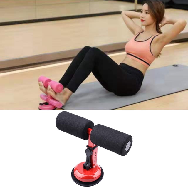 Auricilación portátil Sunnimix con taza de succión fuerte ejercicio gimnasio rojo