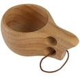 thumbnail image 3 of Handcrafted Wood Camp Mug With Organic Eco-Friendly Qualities, Unique Design And Wide Application For Camping Backpacking Hiking, Keeps Drinks Cooler In Summer And Warmer In, 3 of 7