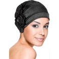 thumbnail image 3 of 3pcs Chemo Turban Headwear Flower Beanie Scarf Cap For Cancer Patient, 3 of 4