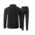 thumbnail image 3 of Men’s 2-Piece Tracksuit Set, Zipper Jacket with Long Sleeve and Drawstring Pants, Casual Athletic Sportswear Outfit, 3 of 4