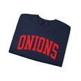 thumbnail image 3 of Onion Sweatshirt Gifts Crew Neck Shirt Long Sleeve Unisex, 3 of 7