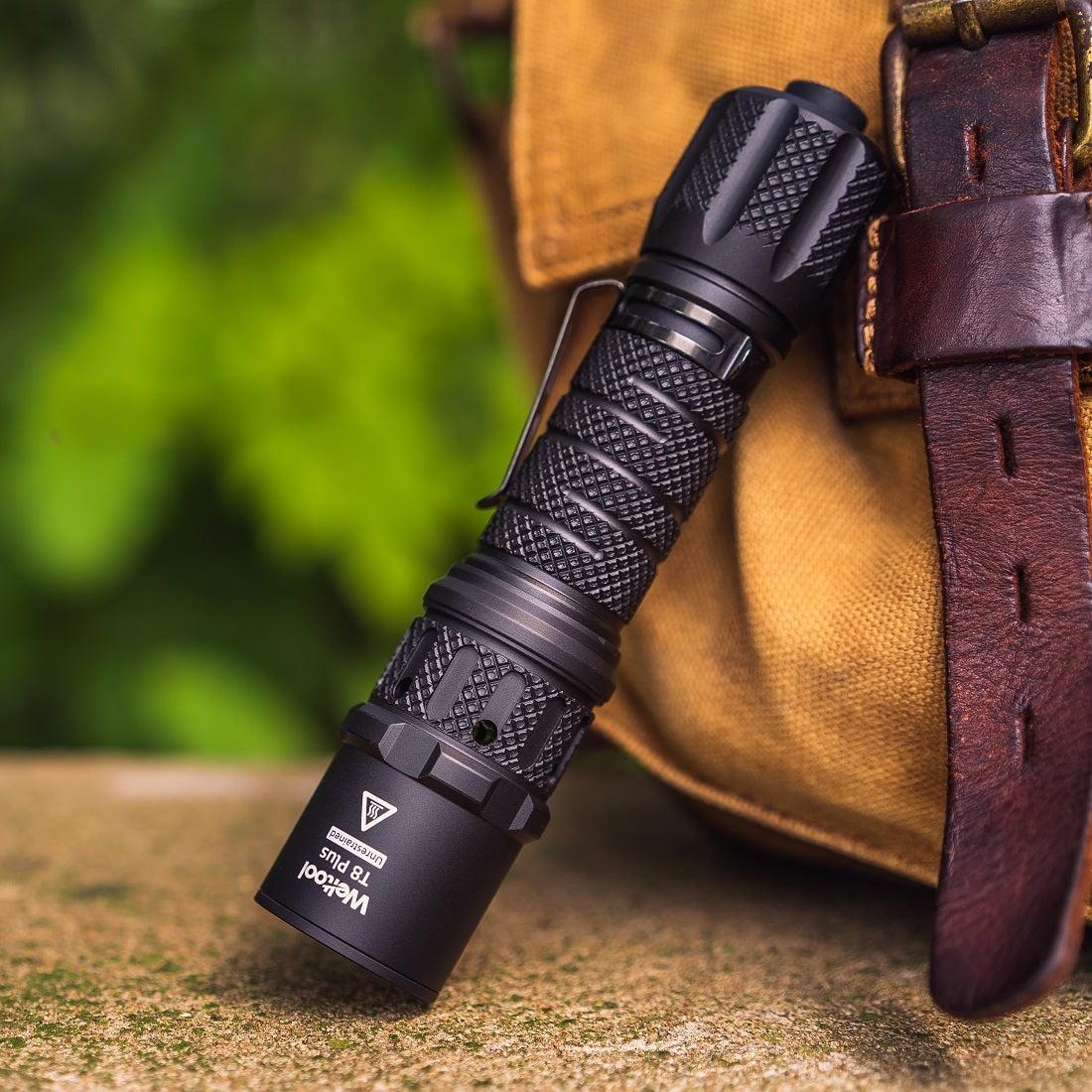 Weltool T8Plus TAC Tactical LED Flashlight 101k Candela 2180 Lumens