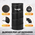 thumbnail image 2 of Yes4All Pop Up Defender, Indoor Outdoor Sport Training Equipment, 3 Pack, Black, 2 of 7