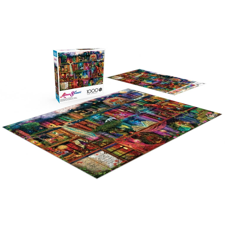 Buffalo Games, Puzzle da 1000 pezzi, motivo The butterfly ball di Aimee Stewart, impegnativo, perfetto per serate di gioco, 68 x 50 cm