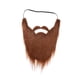thumbnail image 2 of Bigotes falsos de barba de Papá Noel, accesorios para disfraces navideños, barbas de disfraz y bigotes. Marrón, 2 of 9