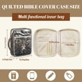 thumbnail image 7 of ZUXONGSY Deer American Flag Print Bible Cover Case for Women Quilted Bible Holder Sturdy Scripture Bag with Handle Christian Gift for ChuZU, 7 of 7