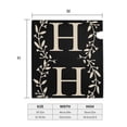 thumbnail image 6 of PHELIKA Classic Monogram Letter H Magnetic Mailbox Covers Post Letter Box Cover Standard Size 21H x 18W, 6 of 8