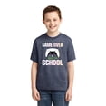 thumbnail image 2 of Wild Bobby Game Over Back to School | Funny Gamer Controller Video Games School Unisex Boys Girls Graphic Youth T-Shirt, 2 of 6
