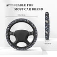 thumbnail image 3 of Cauagu Space Cars Print Car Steering Wheel Cover - Universal Car Accessory for Diverse Cars for Steering Wheel with a Diameter of 14.5"-15", 3 of 7