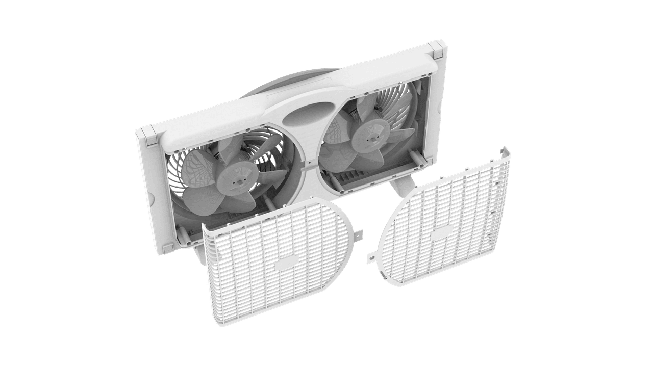 MAINSTAYS Twin Window Fan