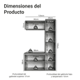 thumbnail image 3 of Mueble de Baño Completo para Almacenaje Madesa Nice 120cm G, 3 of 5