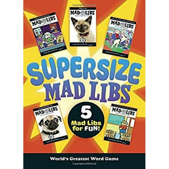 Pre-Owned Supersize Mad Libs : World's Greatest Word Game (Paperback) 9781524785062