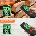 thumbnail image 2 of Medidor de humedad para madera PEAKMETER PM6811A con pantalla LCD, 2 of 7