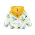 thumbnail image 5 of RXIRUCGD Children's Clothing Children's Spring Clothing Little Dinosaur Jacket Small And Medium Children's Spring Jacket( Yellow, Size:110 2 Years ), 5 of 5