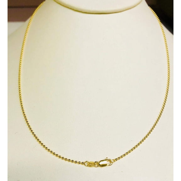 14K Gold Bead Chain