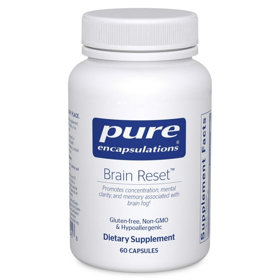 Pure Encapsulations Brain Reset | Supports Concentration, Clarity, and Memory Associated with Brain Fog | 60 Capsules*