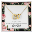 thumbnail image 3 of To My Girlfriend You Light Up My Life Inseparable Necklace, 3 of 7