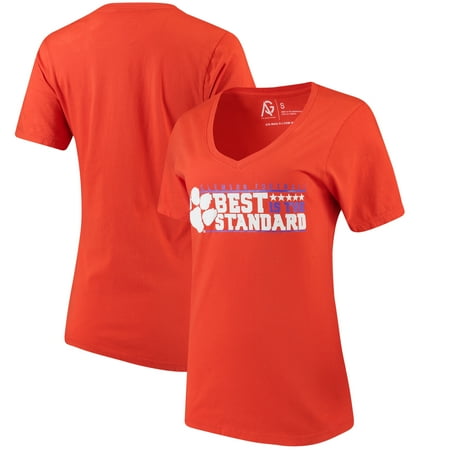 Clemson Tigers Alta Gracia (Fair Trade) Women's Best Is The New Standard V-Neck T-Shirt -