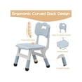 thumbnail image 6 of EastVita Adjustable Kids Chair (2pcs). 3 Level Height Adjustable Toddler Chair. Plastic Indoor Outdoor Child Chair For Children Age 2-8 Family School Home Daycare Use, 6 of 7