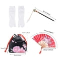 thumbnail image 5 of Conjunto de vestido kimono Costume PLULON para mujer con accesorios, 5 of 5