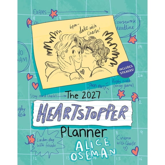 Alice Oseman The Heartstopper 2027 Planner (Spiral-Bound) Heartstopper