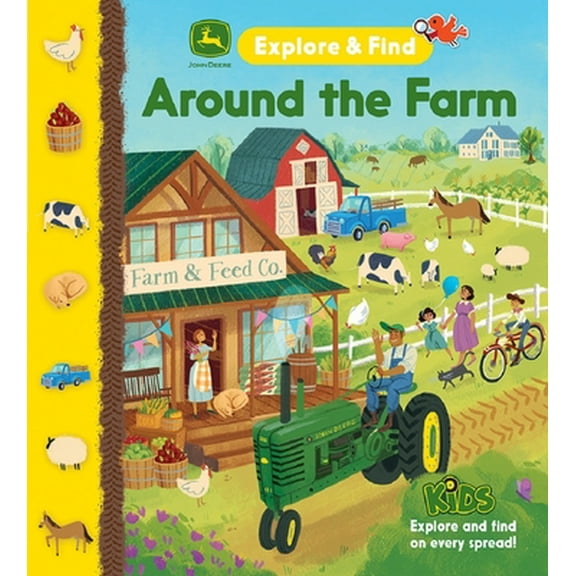 Pre-Owned John Deere Kids Around the Farm (Board book) 1646380487 9781646380480