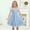 C-Blue310, variant on JIAYUE Girls Spring Dresses Floral Sleeveless Halter Mid Length Ball Gown Embroidered Elegant Dancewear For Kids Fashionable Festival Party Clothes