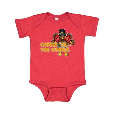 

Inktastic Gobble til You Wobble Thanksgiving Gift Baby Boy or Baby Girl Bodysuit