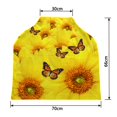 thumbnail image 2 of PKQWTM Yellow sunflowers Atop One Another Nursing Cover Baby Breastfeeding Infant Feeding Cover Baby Car Seat Cover, 2 of 2