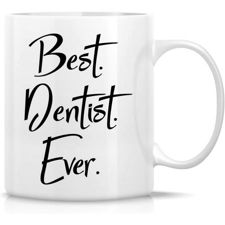 

Funny Mug - Best Dentist Ever Del 11 Oz Ceramic Coffee Mugs - Funny Sarcasm Sarcastic Inspirational Motivational birthday gifts for friends coworkers professor siblings dad mom