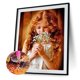 thumbnail image 2 of Cuadros Decorativos Pintura de diamante DIY niña pequeña arte de mosaico de diamante redondo completo Likrtyny embutido en tela, 2 of 9
