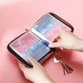 thumbnail image 3 of Leather Multi Card Women's Riding Card Case Gift Organ Business Card Case Credit Card Case, 3 of 5